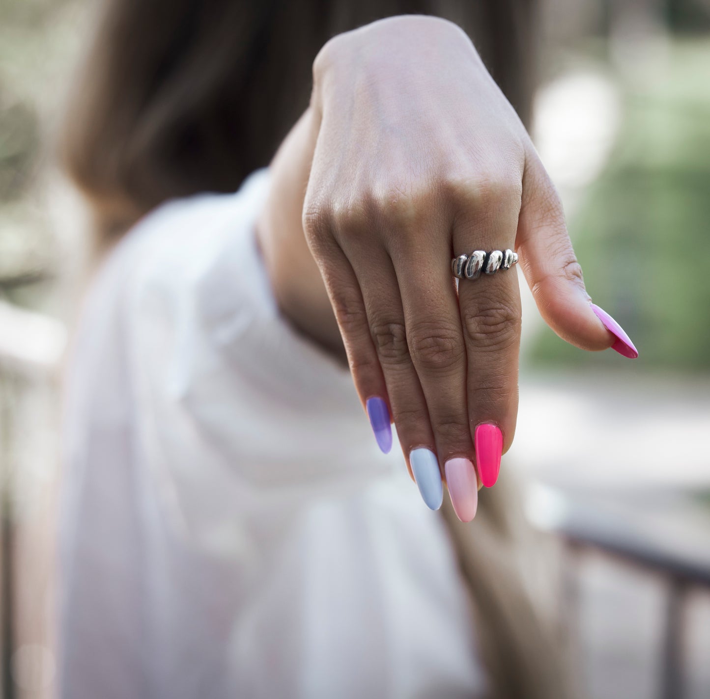 Fashion Copper Geometric Ring