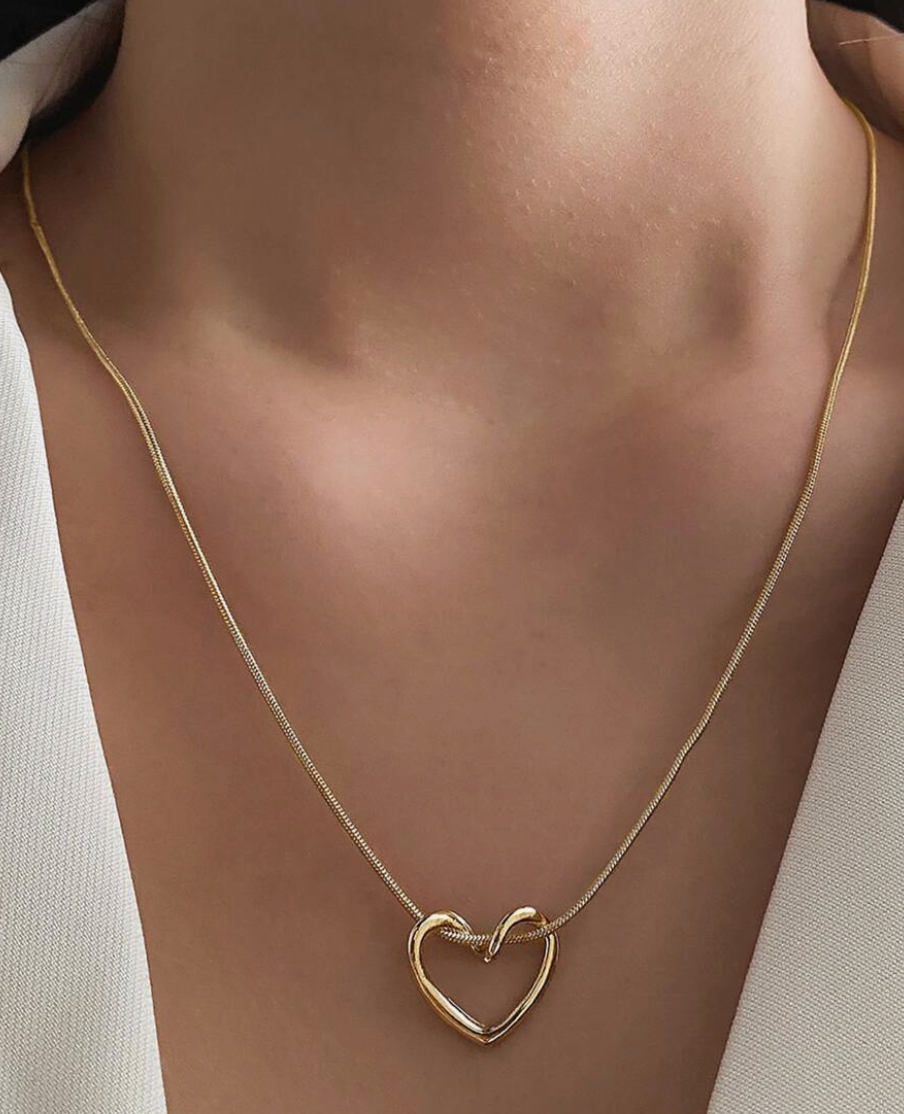 Daily Leisure Street Simple Love Pendant Necklace